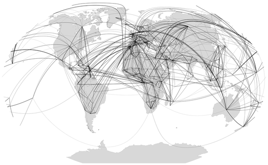 A Map of Transnational Facebook Friendships